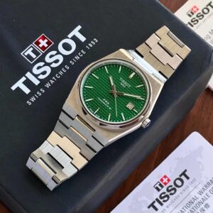 Tissot PRX Powermatic Japanese Green Dial Automatic Mens Watch