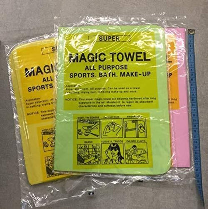 Towel-Magic Towel Reusable Absorbent Water for Kitchen Cleaning Car Cleaning(Pack of 2)